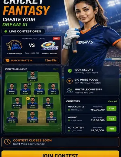 RS9 (rs9 bet) fantasy cricket & matchday visual 3
